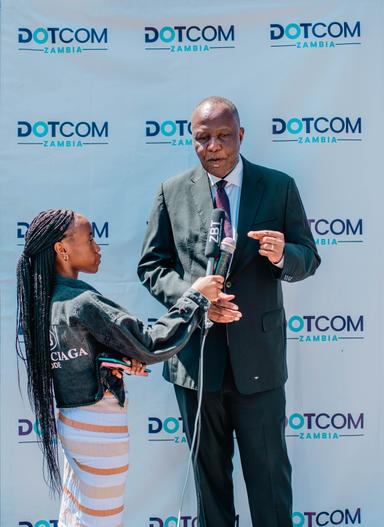Dot Com Zambia Bell Ringing Ceremony